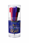 Magic Collection 3-in-1 Edge Effect Brush – Edge Brush, Parting Comb & Metal Pintail 1 Count