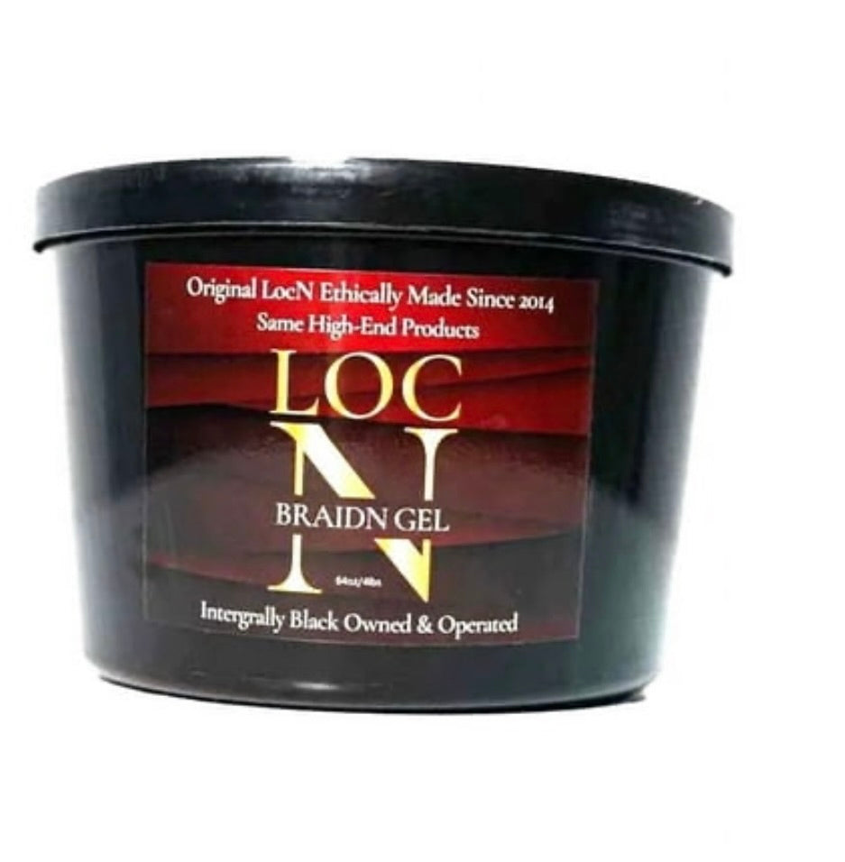 LOC N Professional Braiding Gel 64oz. - Extra Hold